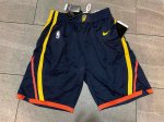 NBA Warriors 2021 city shorts Marine avec pockets imprimé